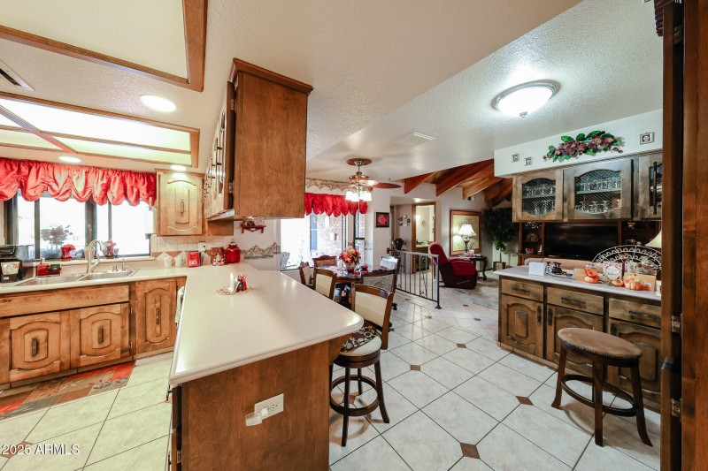 open floor plan from kitchen Aster