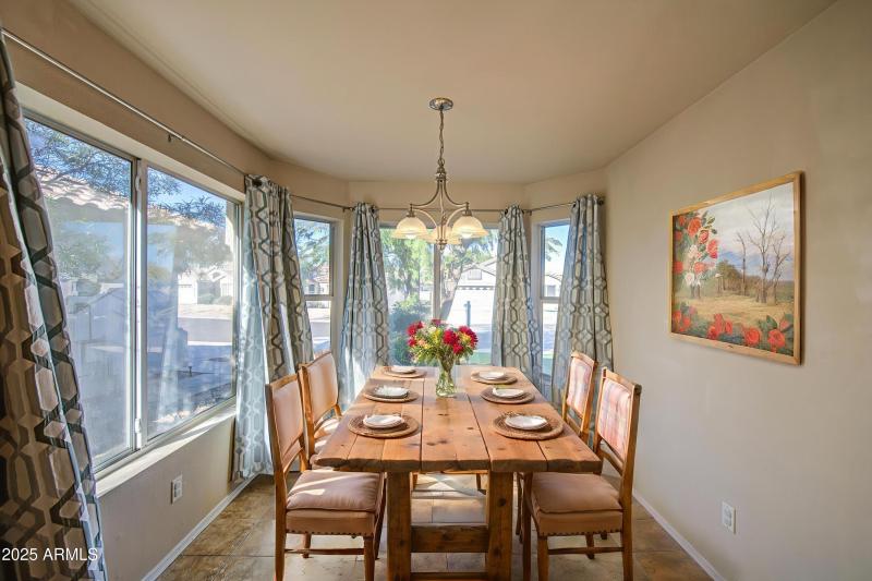 Eat in Kitchen Virtually Staged