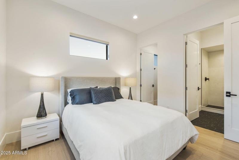 Bedroom In Guest House w/Walk In Closet