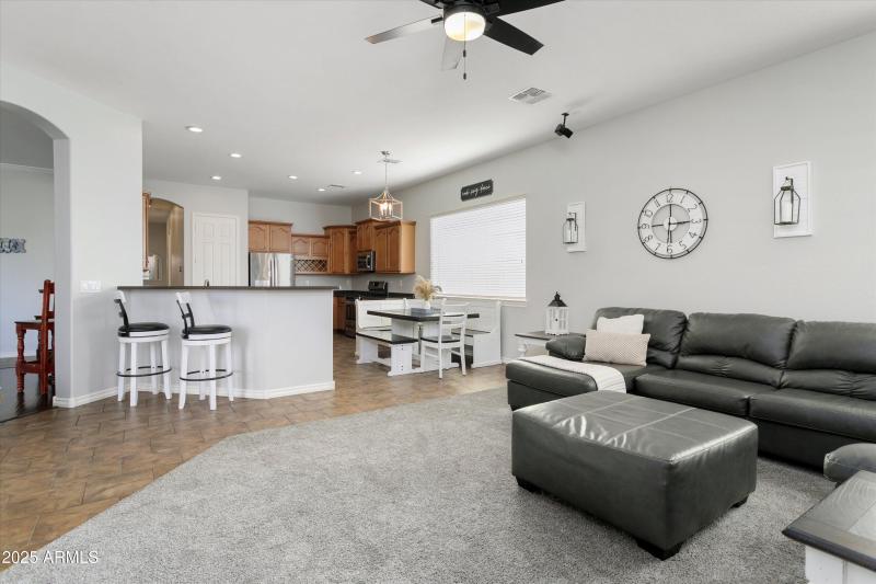 Family Room to Kitchen
