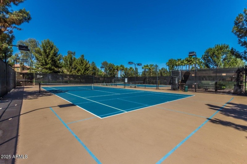 Pickleball court