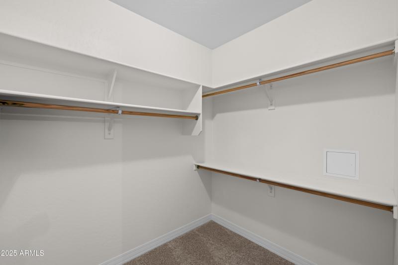 Large primary closet