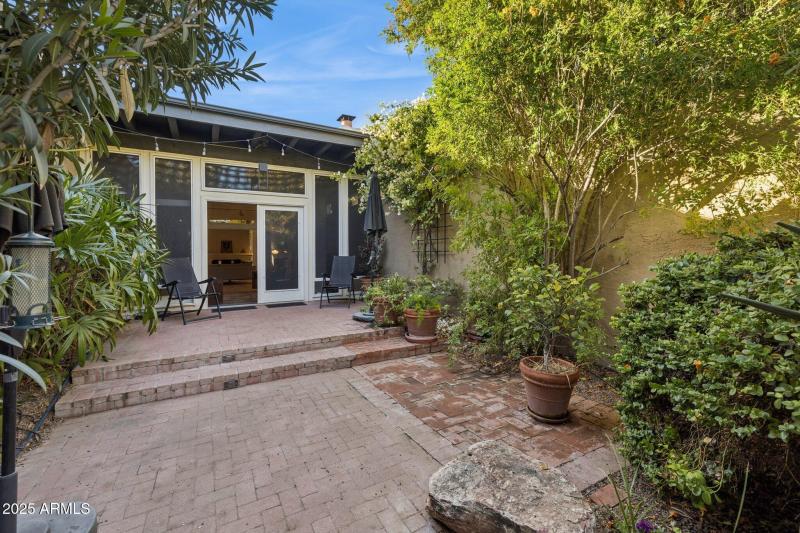 One of four Patios & Lush Gardens