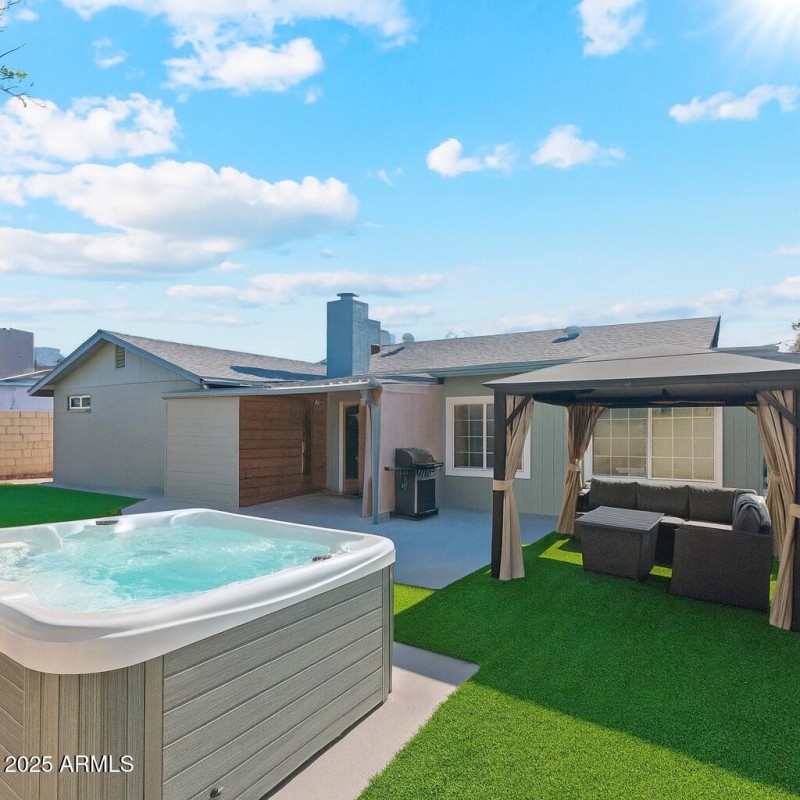 Virtually Staged Backyard