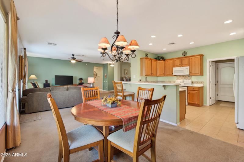 Dining, Great Room & Kitchen