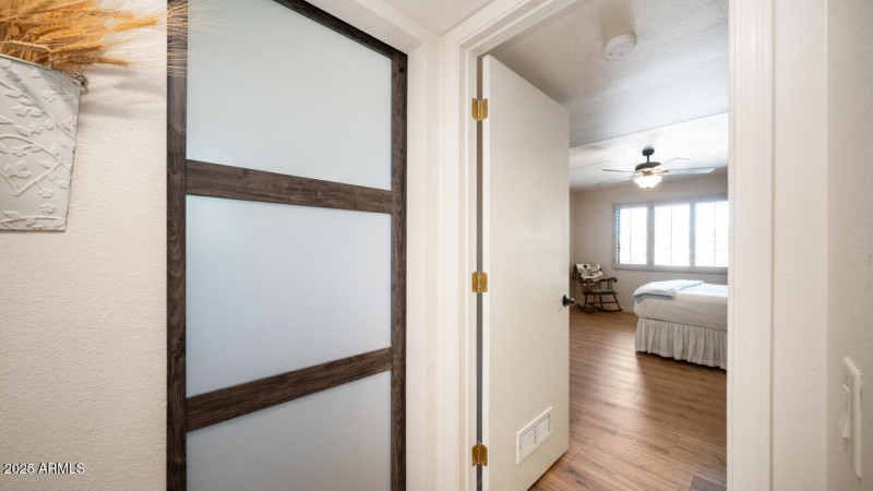 Sliding Door to Guest Bathroom