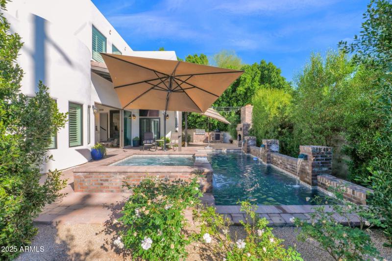 Yard and Pool looking East