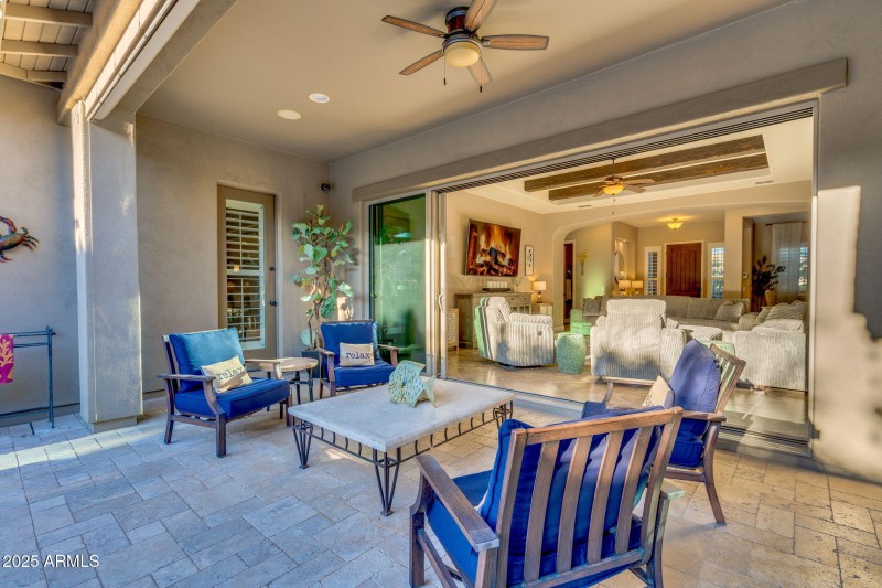 Covered Patio- Indoor/outdoor space