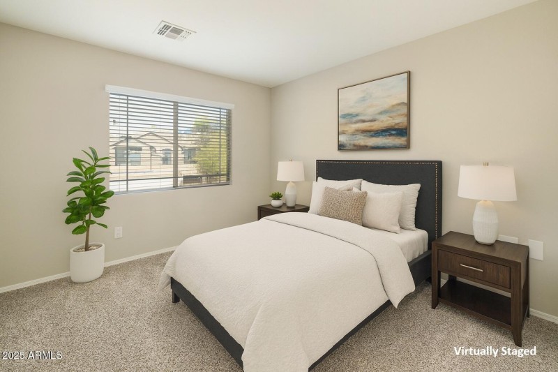 Bedroom 2 - virtually staged