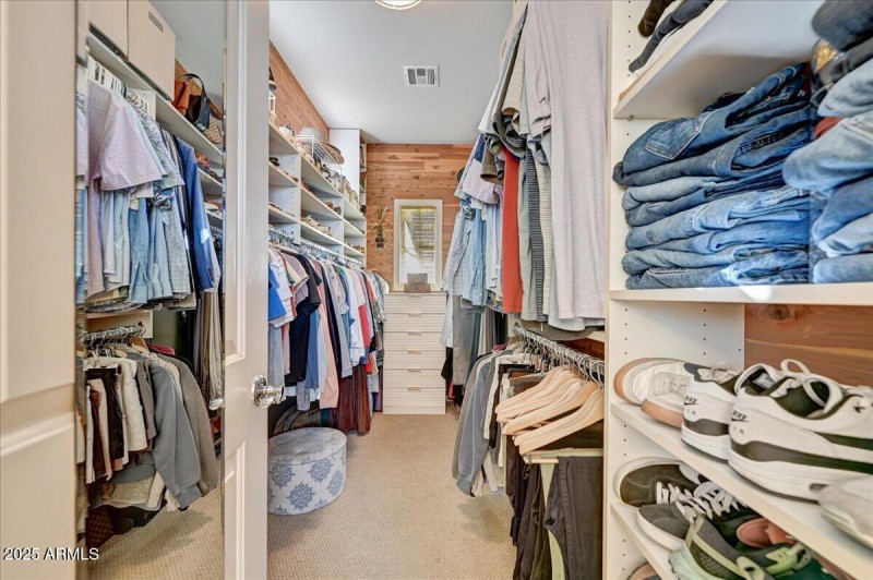 Spacious Primary Closet