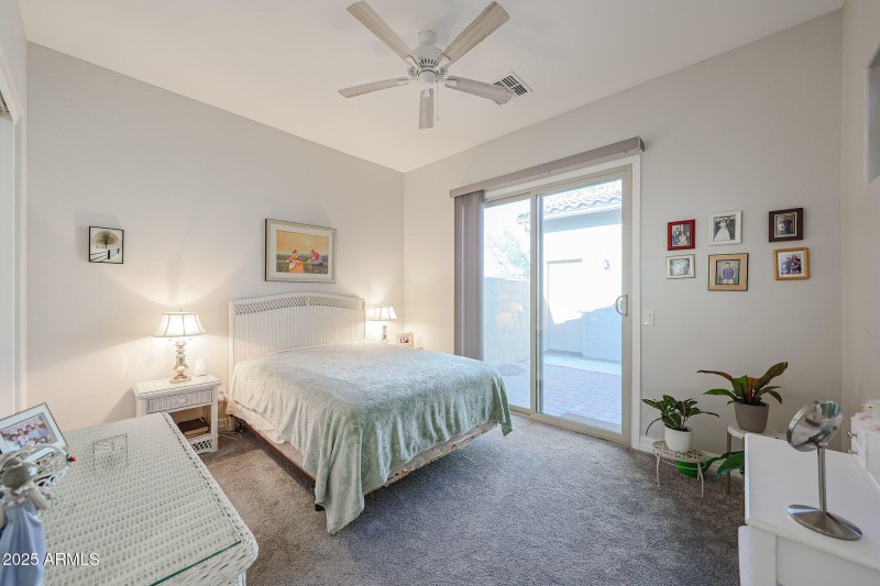 Bedroom 2 with Direct Access to Exterior