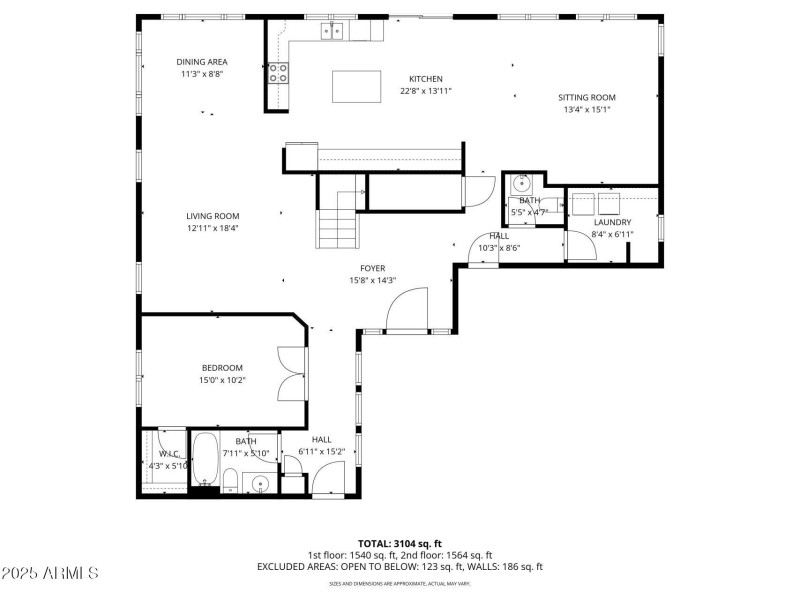 53 Floor 1 with Dimensions
