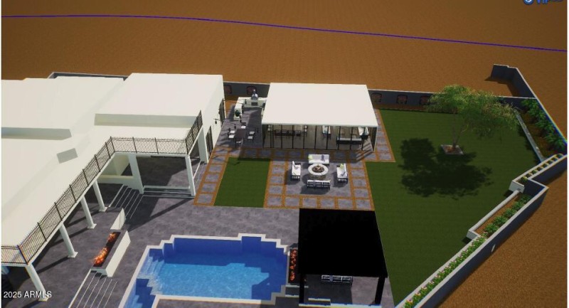 Pool House Rendering