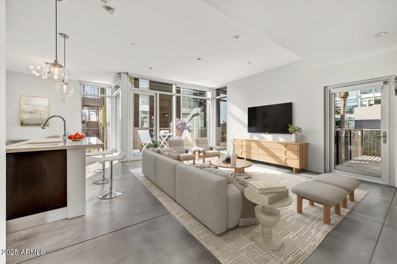 Virtually Staged Great Room