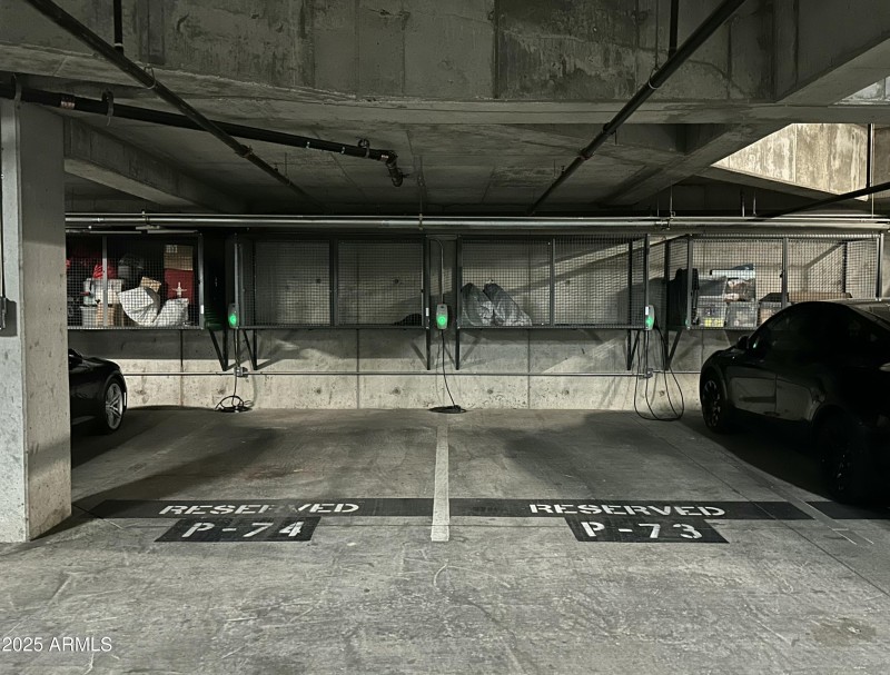 Two Parking Spaces With Storage