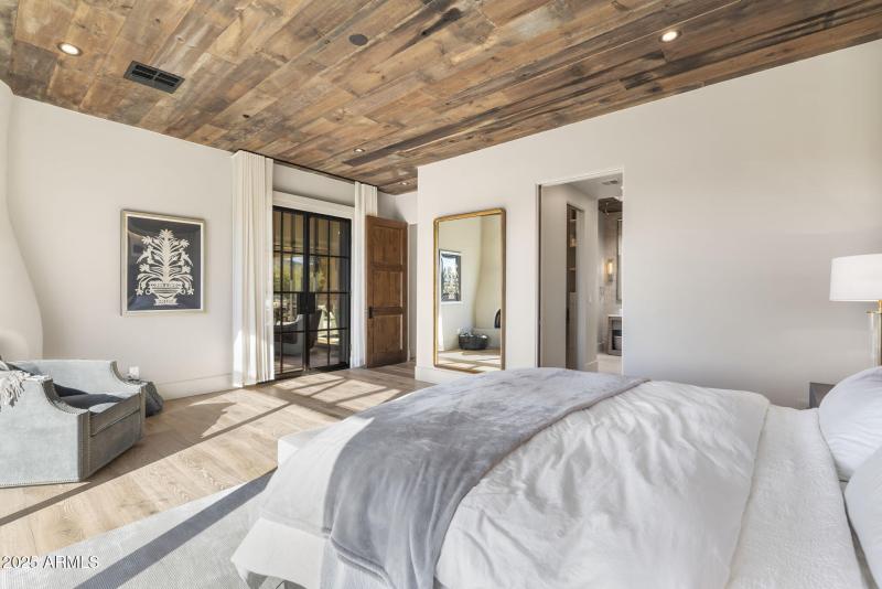 Primary Suite opens to view courtyard