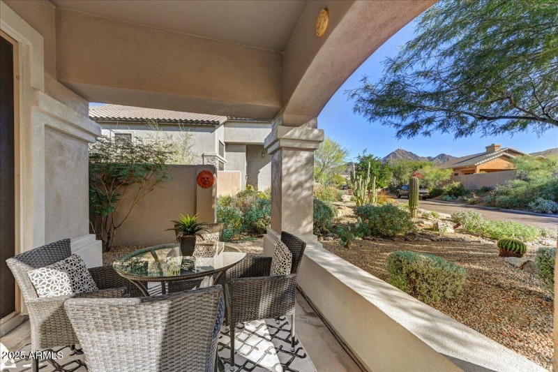 Front Patio w/Mtn Views