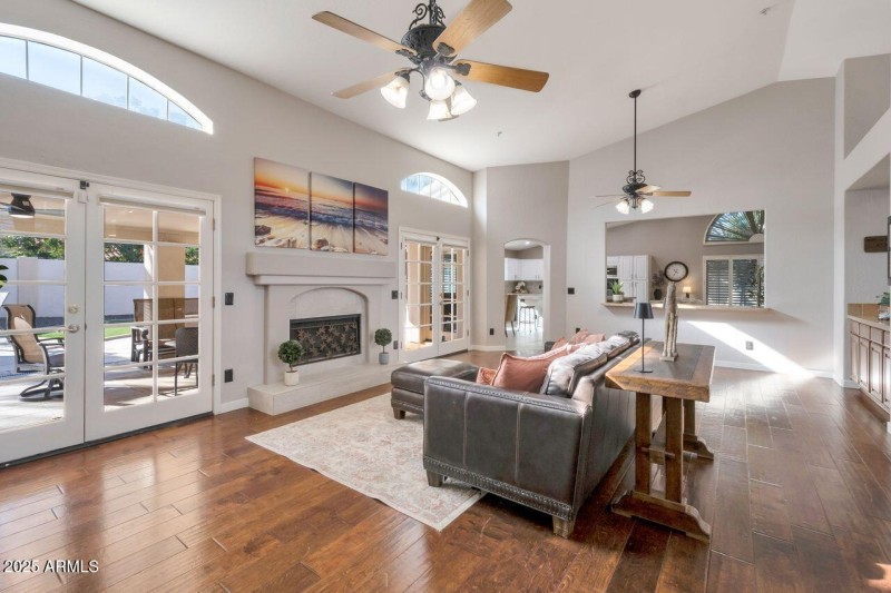 FRENCH DOORS TO PATIO