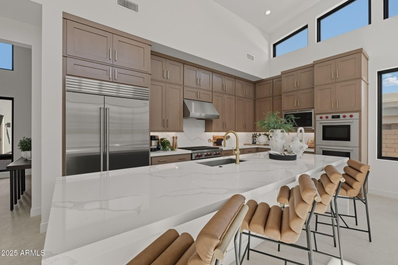 Expansive Kitchen Island