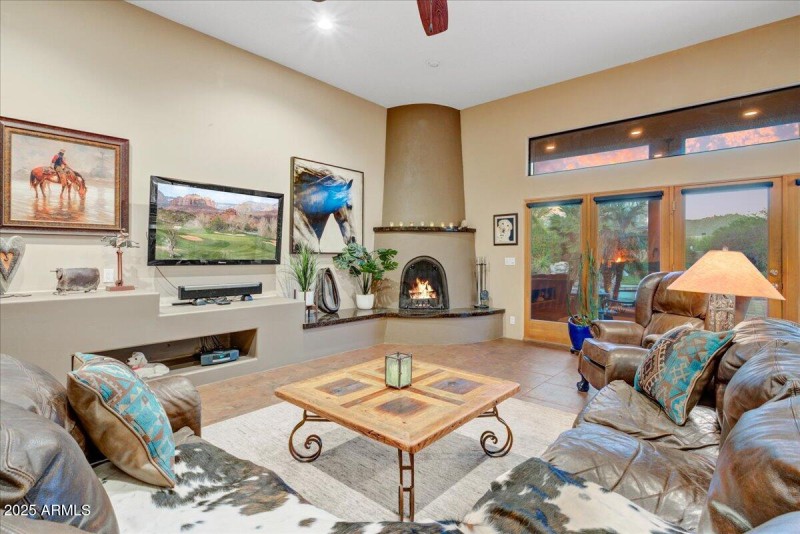 Fireplace in Great Room