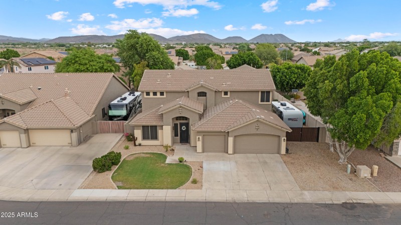 Aerial Front Exterior View