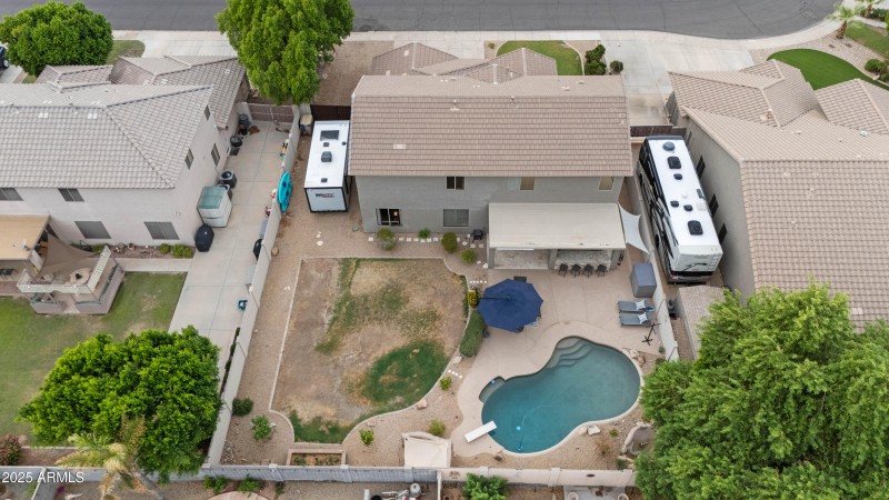 Rear Aerial with RV Parking