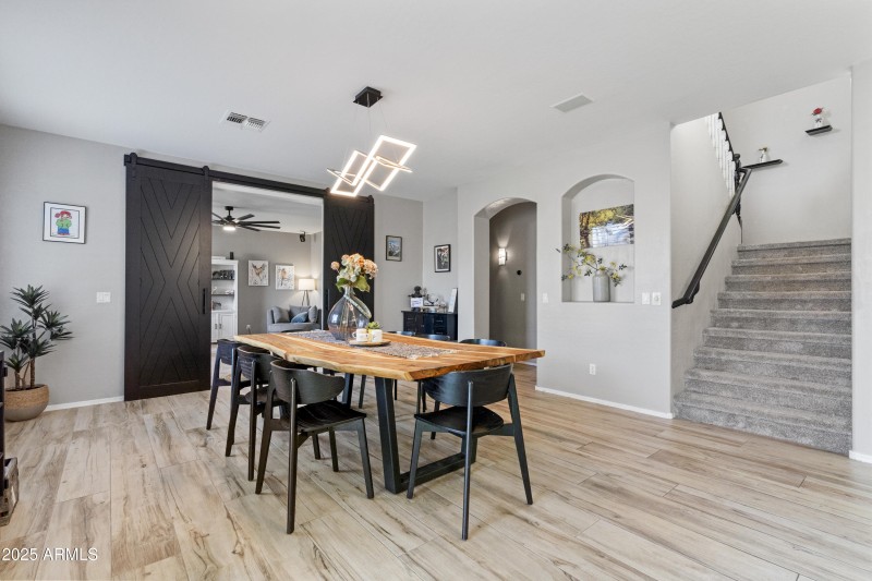 Dining Area & Staircase
