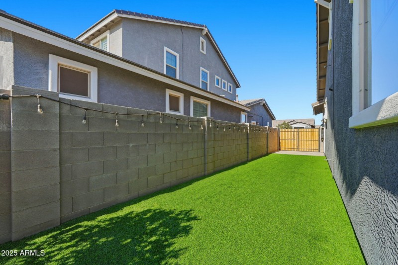 Side Yard With Turf & RV Gate