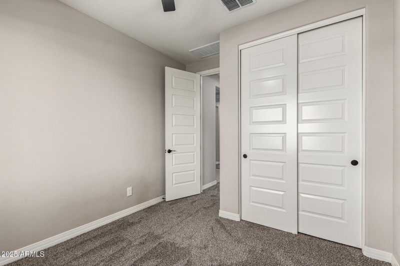 With large double closet