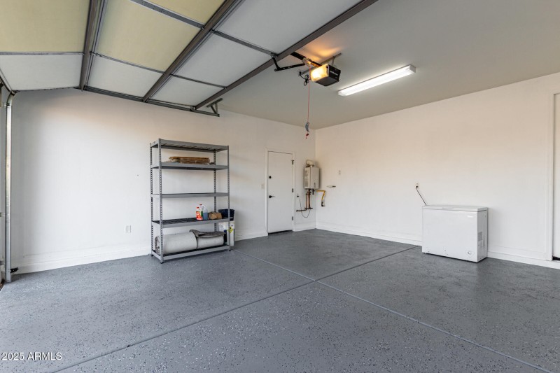 And epoxy floor + insulated door