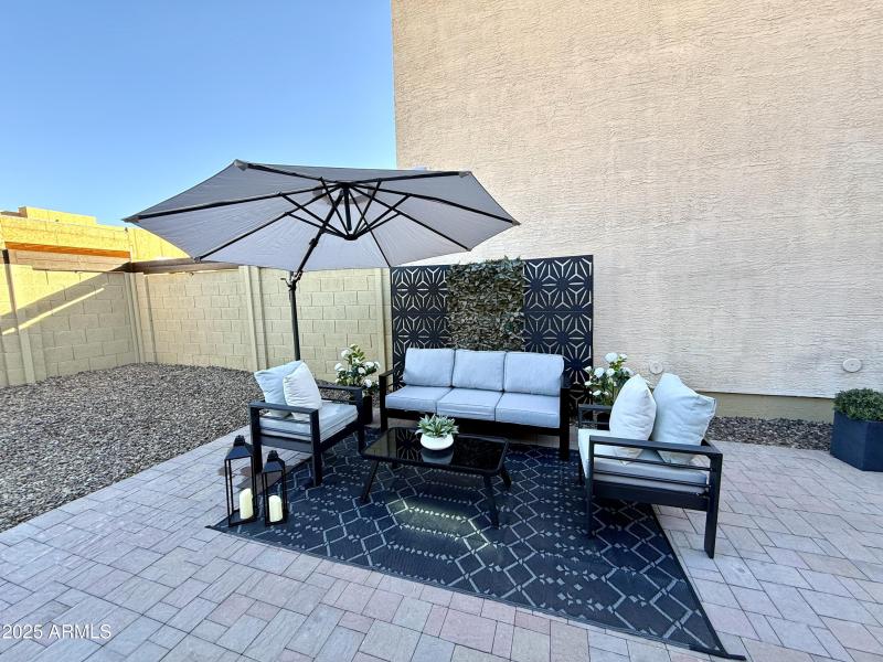 Back Patio Seating Area