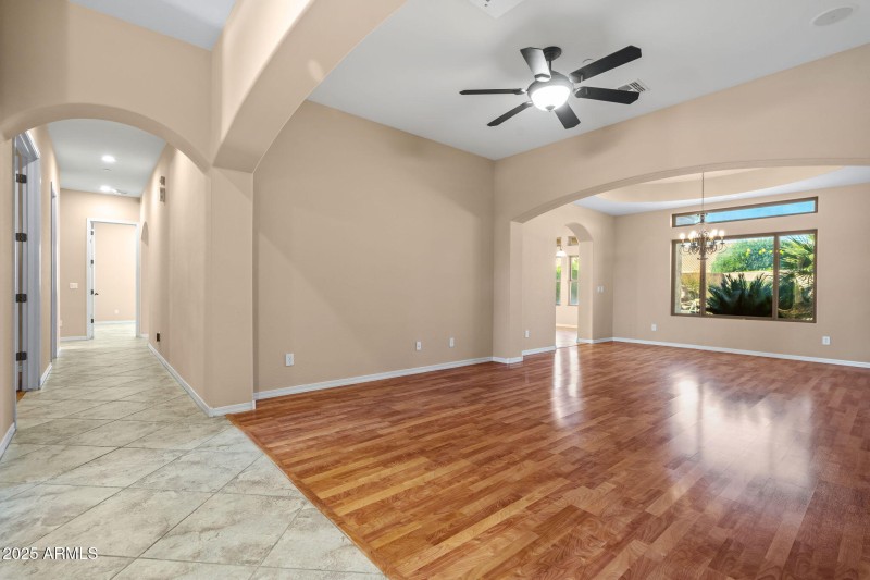 Hallway to Den & BR 2 & 3