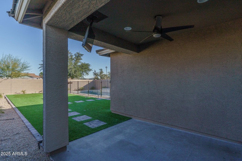 27) BACK PATIO