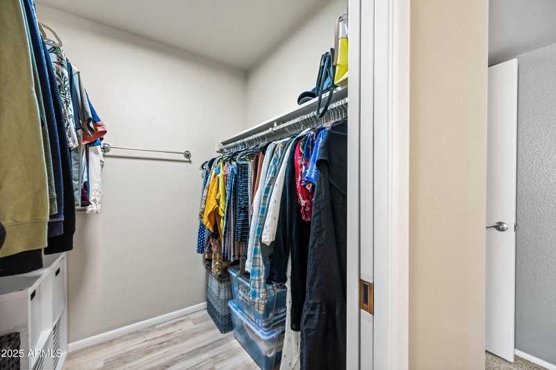 Walk-In Closet Convenietly Located