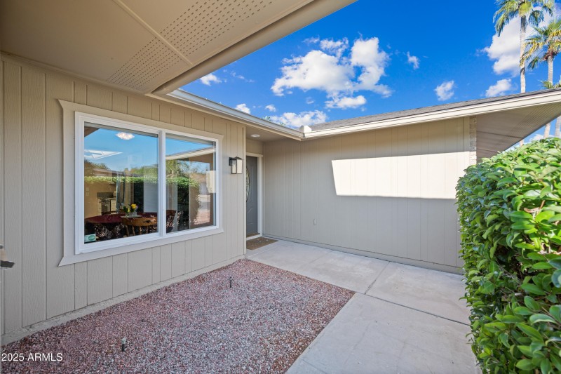 Front Entry Private Courtyard