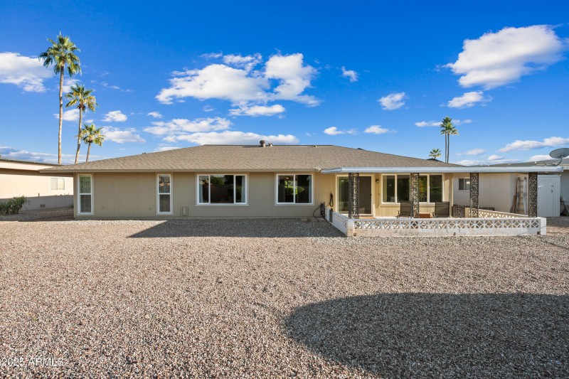 Large View of Back of Home