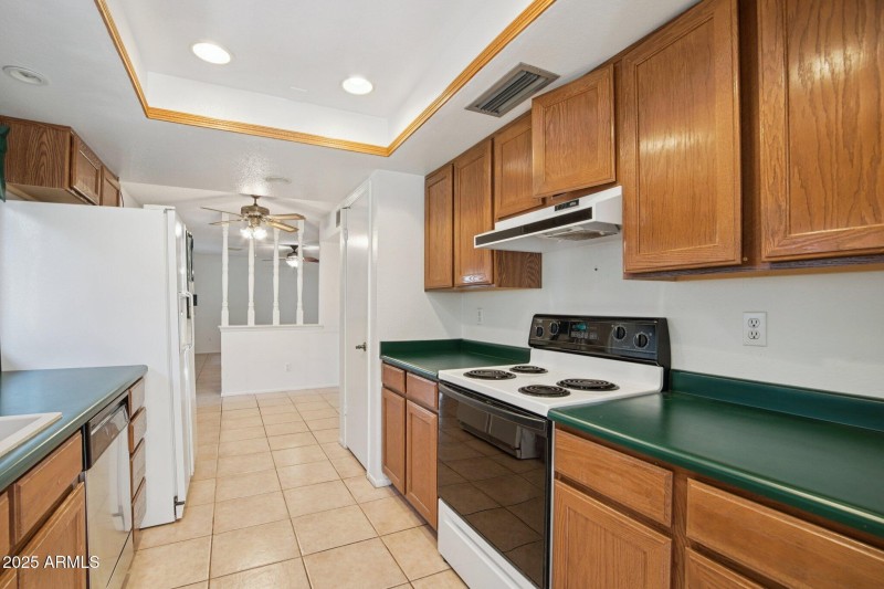 Kitchen to Living Area