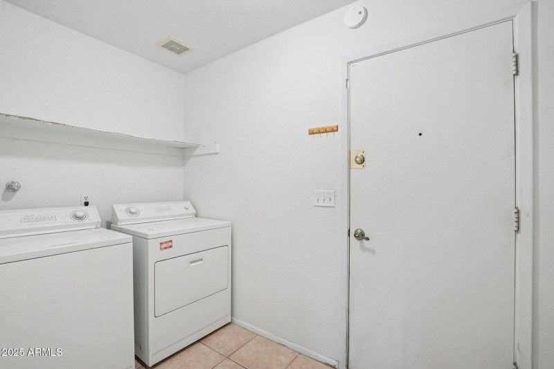 Laundry Room to Garage