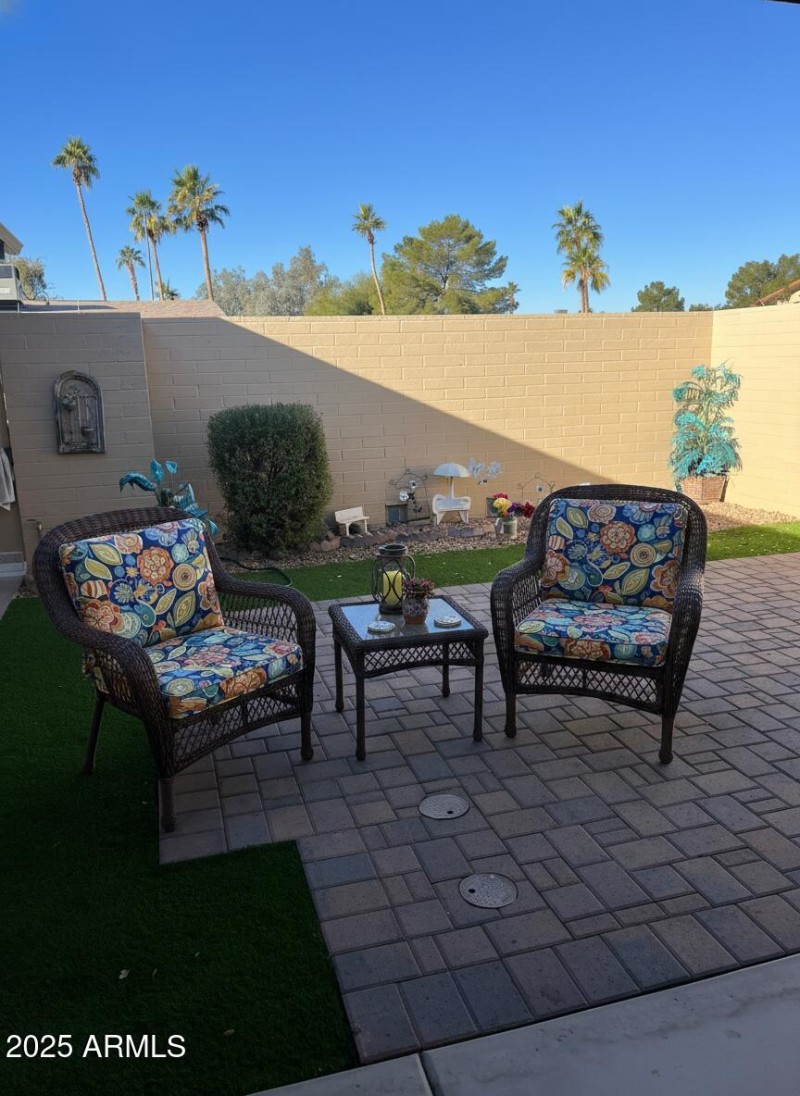 Backyard with Chairs