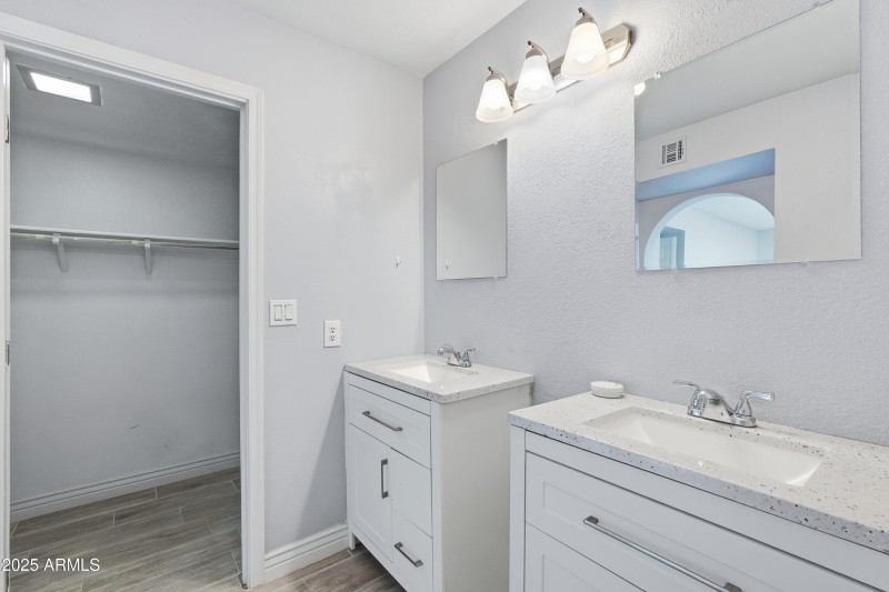 Remodeled master bathroom