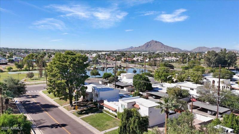 Scottsdale Aerial with Camelback Mt