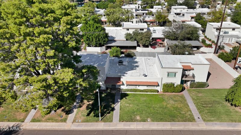 Scottsdale Townhome Community Aerial