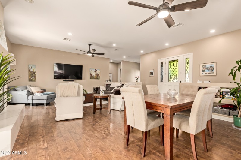 Open floorplan kitchen to Living room