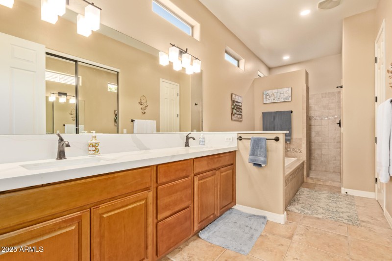 Generous Primary Bath