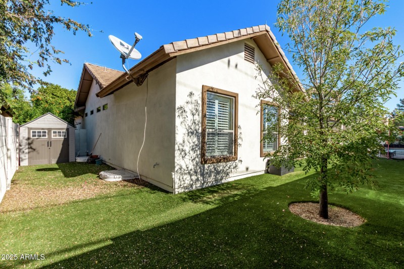 Backyard - view from west side