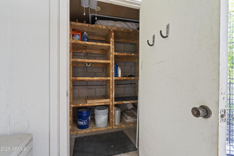 Exterior Storage Entry