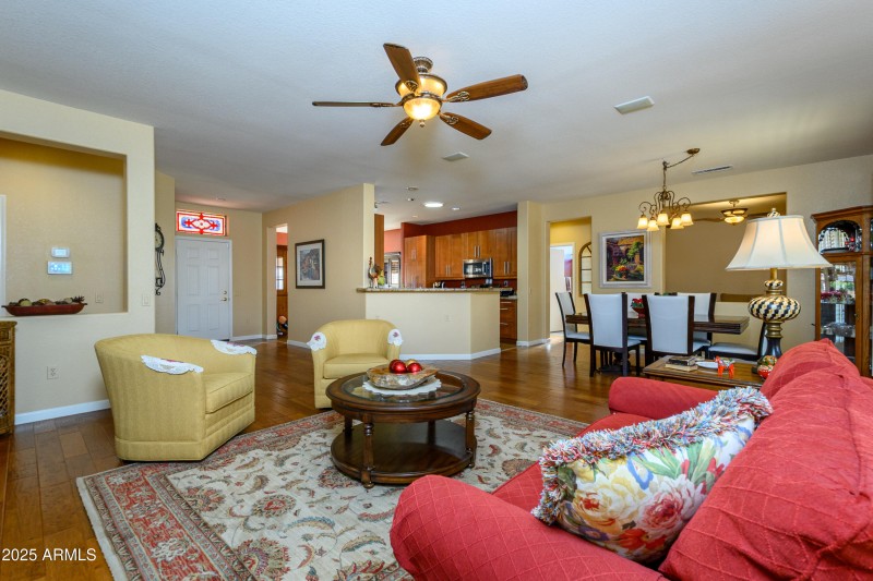 Large Formal Living + Dining Area