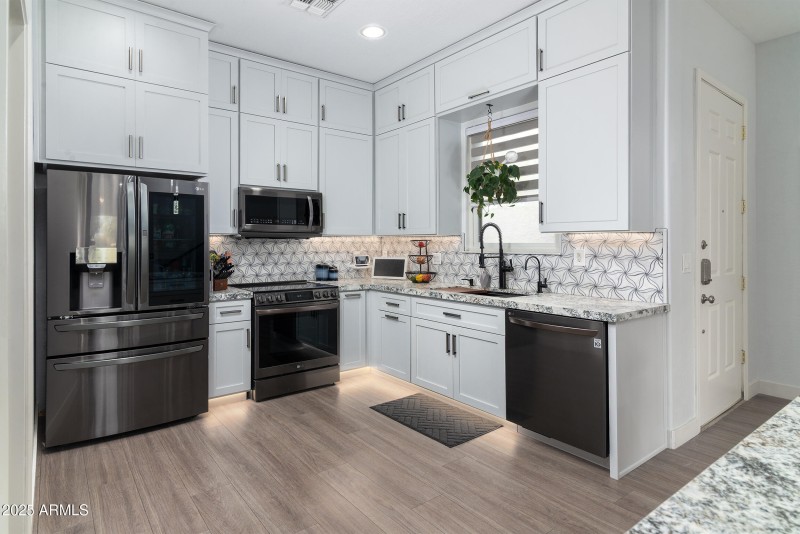 Newly remodeled kitchen