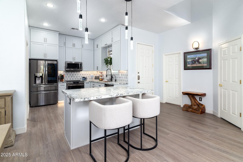 Newly remodeled kitchen