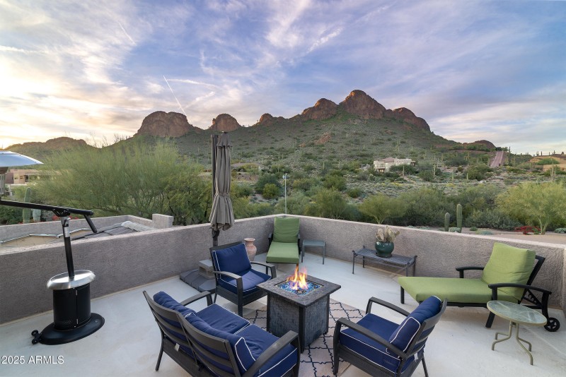 Dinosaur Mountain from deck